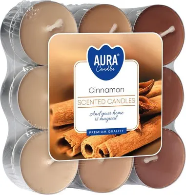 Zdjęcie produktu dla Podgrzewacze zapachowe BISPOL Aura 4H CYNAMON 18szt.
