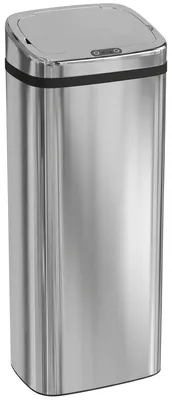 Produktbild von Sensor Mülleimer 50L Automatik Mülleimer mit Bewegungssensor, Wasserdichter Abfalleimer für Büro, Schlafzimmer, Küchen Edelstahl Silber
