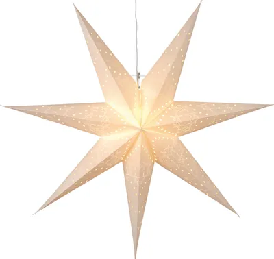 Produktbild von Star Trading Papiersterne zum Aufhängen | Weihnachtsstern Fenster | Papierstern Beleuchtet | Weihnachtsstern Beleuchtet | Weihnachtssterne mit Beleuchtung | Weihnachtsstern Fenster Beleuchtet | Weihnachtssterne