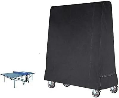 Produktbild von Premium Tischtennisabdeckung Wasserdichte Tischtennisplatte für Outdoor und Indoor Schwarz (185 × 70 × 165 cm)