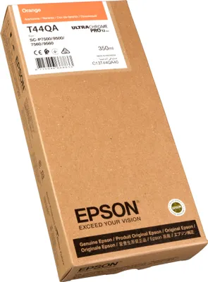 Productafbeelding van Epson inktpatroon, oranje, T44Q, 350 ml. Artikelnummer: T44QA