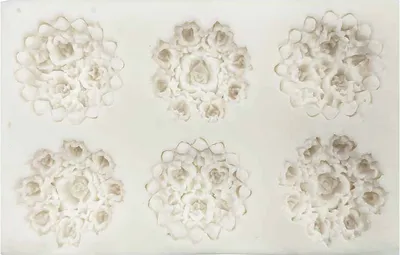 Produktbild von Silikonform – Pentart – 6 Mini-Blumensträuße