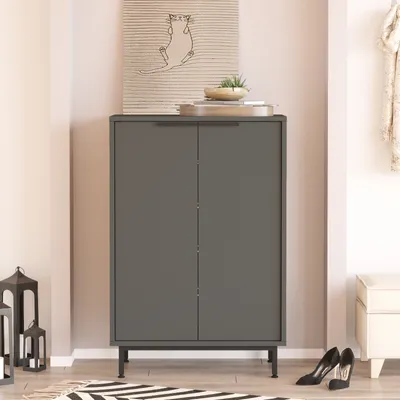 Obrázek produktu pro Botník Houseland Lerry antracitově šedý
