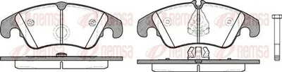 Produktbild von REMSA 1304.10 Bremsbeläge Satz Vorne Bremsklötze für AUDI A4 Avant (8K5, B8) A6 Avant (4G5, 4GD, C7) Q5 (8RB) A5 Sportback (8TA) für FORD