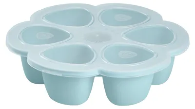 Produktbild von Beaba Multiportions aus Silikon 6 x 90 ml windisches blau; 912493
