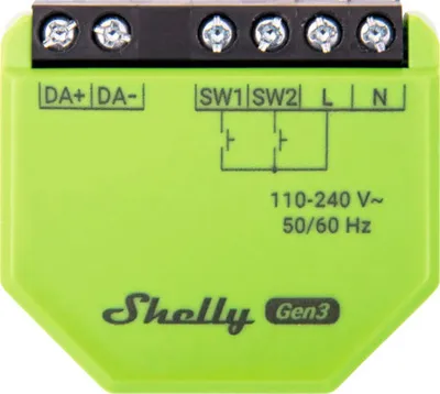 Produktbild von Shelly DALI Dimmer Gen3 WiFi LED-Beleuchtungsdimmer