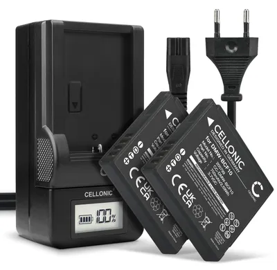Image de CELLONIC 2x Batterie compatible avec Panasonic Lumix DMC-F2, CGA-S009