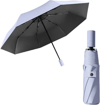 Zdjęcie produktu dla Kompaktowy, składany parasol, automatyczne otwieranie, 8 żeberek, ochrona przed promieniowaniem UV 50+, lekki, idealny w podróży