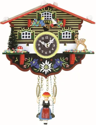 Produktbild von Schwarzwälder Miniaturuhr als Schweizer Haus