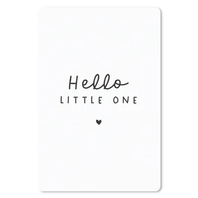 Produktbild von MuchoWow® Mauspad Mousepad Zitate - Hallo Kleines - Baby - Sprichwörter - Kinder 18x27 cm - Mousepads - Maus Mat - Pad - Mausunterlage