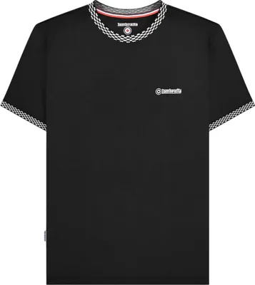 Produktbild von Lambretta - T-Shirt für Herren, Ringer-Stil LB361 (L) (Schwarz)