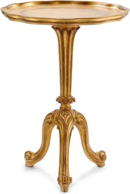 Produktbild von Casa Padrino Luxus Barock Beistelltisch Antik Gold - Prunkvoller Barockstil 3-Bein Massivholz Tisch - Luxus Möbel im Barockstil - Barock Möbel - Luxus Qualität -  Italy