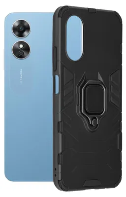 Zdjęcie produktu dla Techsuit - Silicone Shield etui na Oppo A17 - czarne