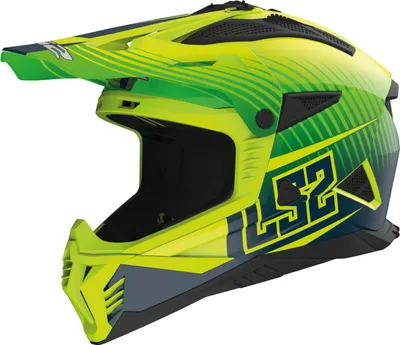 Obrázok produktu pre LS2 MX708 Fast II Duck motokrosová prilba, neónovo zelená, L (59/60)