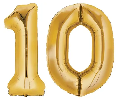 Obrázok produktu pre Fóliový balón, 80 cm, zlatý, číslo 50