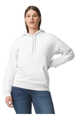 Produktbild von Gildan - "Softstyle" Kapuzenpullover Mittelschwer für Herren/Damen Uni LT600 (S) (Weiß)