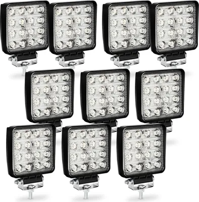 Obrázek produktu pro 10 kusů 48W LED pracovní světlo off-road pracovní světlo 10V-30V couvací světlo pomocný světlomet pro traktor vozidlo bagr