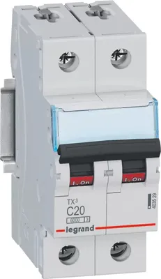 Obrázok produktu pre Legrand TX3, Miniatúrny istič, Typ C, IP20, 240 - 415 V