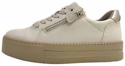 Produktbild von Jana Damenschuhe sportlicher Schnürer Beige Freizeit
