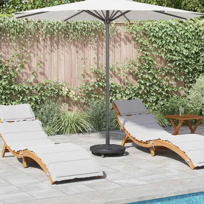Productafbeelding van Maison Exclusive - Parasolstandaard, 15,35 kg, zwart, ijzer, rond