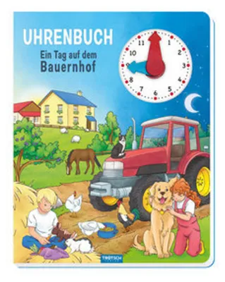 Zdjęcie produktu dla Trötsch Uhrenbuch Ein Tag auf dem Bauernhof