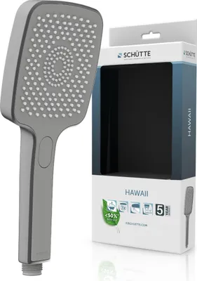 Produktbild von SCHÜTTE HAWAII Handbrause, Graphit matt, eckig