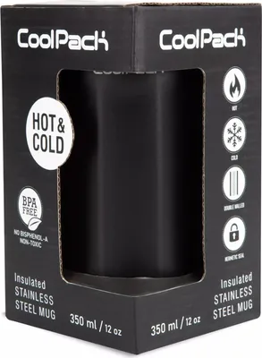 Obrázek produktu pro Kubek termiczny 350ml Coolpack Coffee Mug Tom Black