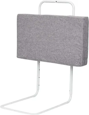 Produktbild von Bettgitter für Kinder - 60 x 28 cm, höhenverstellbar, graue Anti-Fall-Bettbarriere für Familien- und Babybetten