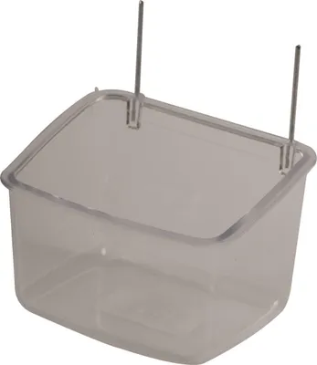 Produktbild von Duvo+ Futternapf mit Aluhaken transparent