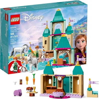 Zdjęcie produktu dla LEGO Disney Princess Zabawa w zamku z Anną i Olafem, Zestaw do budowania, 4 lat(a), Plastik, 108 szt., 361 g