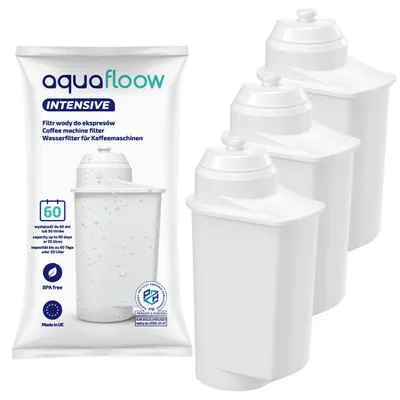 A product shot of water filter cartridges and their packaging.