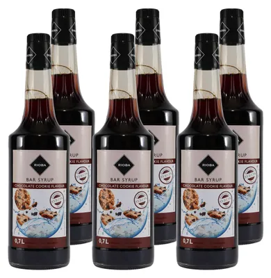 Produktbild von Rioba Chocolate Cookie Syrup (6 x 0,7L)