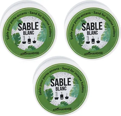 Zdjęcie produktu dla Biały piasek do kadzidełek 300 g