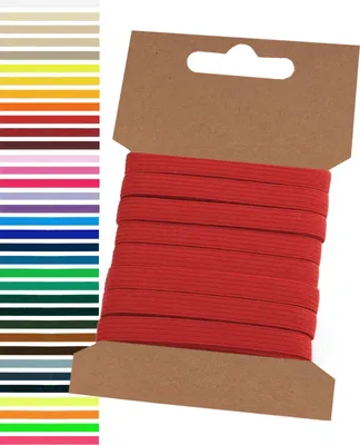 Produktbild von 5m Gummiband 6,6mm Gummilitze Wäschegummi elastisches Band Wäscheband