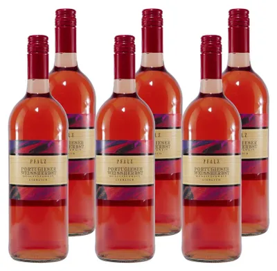 Produktbild von Pfalz Portugieser Weissherbst Roséwein -lieblich- (6 x 1,0L)