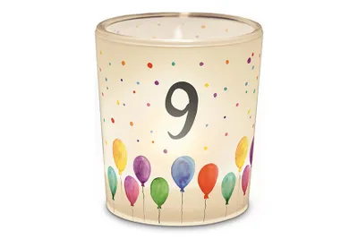 Produktbild von Licht+TL D6H6 Geburtstag Zahl9