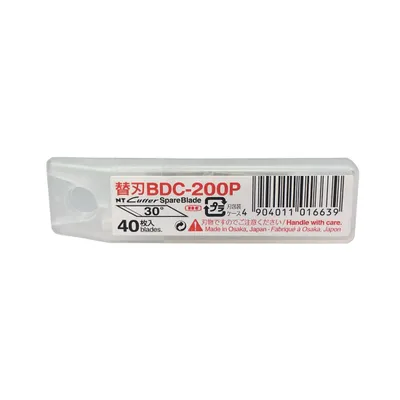 Produktbild von NT Cutter 40 Ersatzklingen BDC-200 P 30 Grad 40 Stück