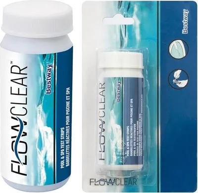 Obrázok produktu pre Bestway 58142, Prúžok na testovanie vody, Zásaditosť, Bez chlóru, pH, 42 g, 95 mm, 160 mm, 42 mm