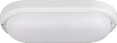 Obrázok produktu pre Oválny LED stropný svietidlo TOLU, biele, 12 W, neutrálna biela, 1050 lm, plast, rozmery: 3,8 x 19,5 x 9,4 cm, IP54, Miledo