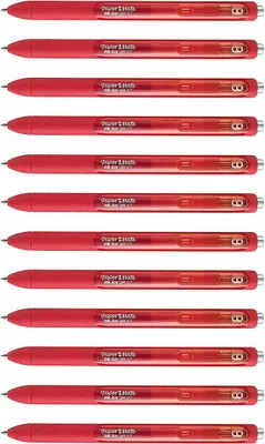 Image de Papermate InkJoy Gel Stylos rétractables à encre gel Rouge 12 pièce(s)
