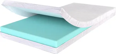 Produktbild von Pillows24 - 13 cm vysoký komfortný penový matrac 90x200 (H3) - matrac zo studenej peny so zipsom - dodávaný ako rolovací matrac
