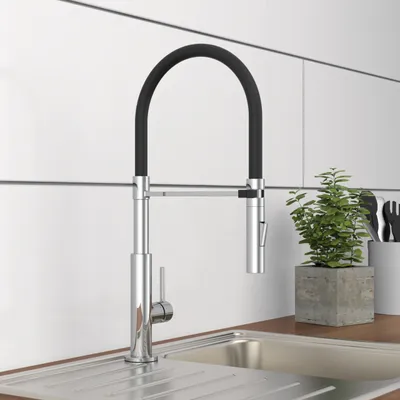 Obrázek produktu pro SCHÜTTE kuchyňská baterie STILO s rozprašovačem na nádobí, výsuvná kuchyňská baterie, 360° otočná kuchyňská baterie