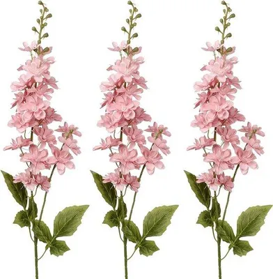 Produktbild von Famanu Kunstblumen Rittersporn - Weiß, 86 cm