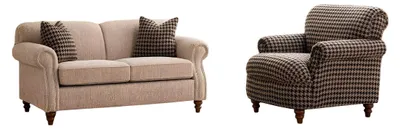 Productafbeelding van Comfortabele fauteuil en tweezitter voor uw woonkamer