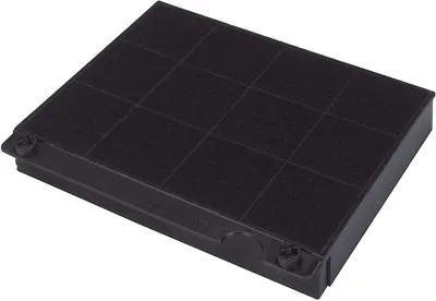 Kohlefilter für Dunstabzugshaube, 22,2 x 20,5 x 3 cm, schwarz