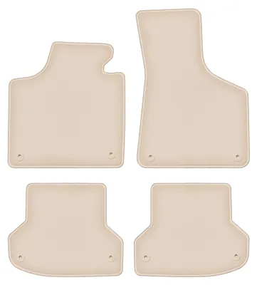 Immagine prodotto di Tappetini in moquette per Audi A3 8P 2003-2011 (hatchback/Sportback/cabrio) – set 4 pezzi, beige, su misura – Wielganizator FORTUNA