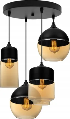 Immagine prodotto di Lampadario A Sospensione, Plafonierra In Vetro, Lampada A Led