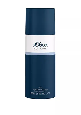 Immagine prodotto di s.Oliver So Pure Men, Uomo, Deodorante, Deodorante spray, Spray, 150 ml, Bergamotto, Cardamomo, Mela verde