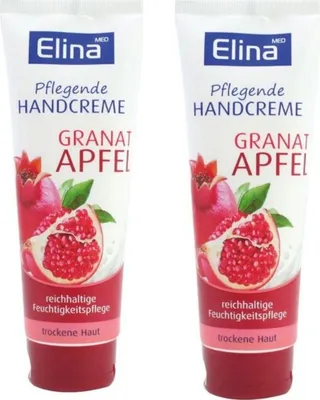 Produktbild von 2x 75 ml Elina Granatapfel Handcreme