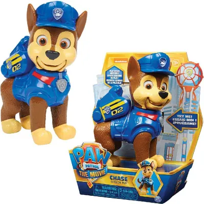 Produktbild von PAW Patrol Interaktive 15cm große Chase Mission Pup-Figur aus dem Kinofilm, mit Geräuscheffekten, ab 3 Jahren, 3 Jahr(e), Mehrfarbig, 1 Stück(e)
